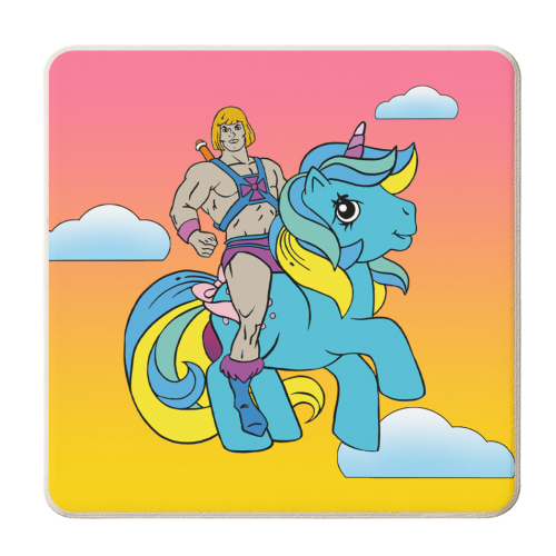 My Little He-Man - personalised beer coaster by Bite Your Granny