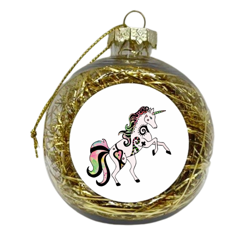 My Little Pony Unicorn - xmas bauble by Cassie Swindlehurst