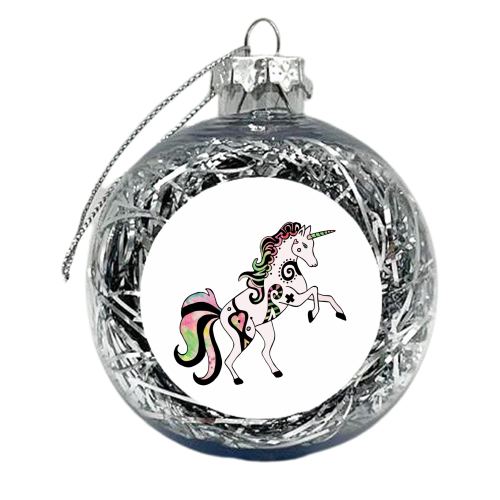 My Little Pony Unicorn - xmas bauble by Cassie Swindlehurst