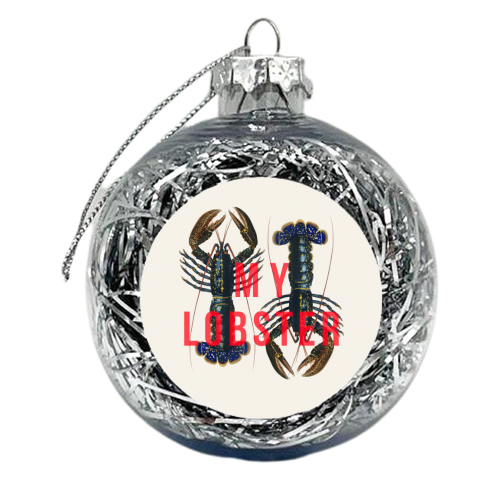 My Lobster - xmas bauble by The 13 Prints