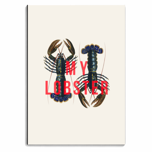 My Lobster - personalised A4, A5, A6 notebook by The 13 Prints