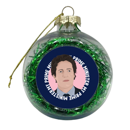 My Prime Minister - xmas bauble by Pink and Pip