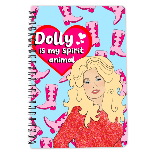 My Spirit Animal Is Dolly - personalised A4, A5, A6 notebook by Eloise