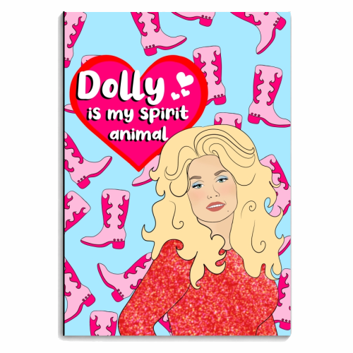 My Spirit Animal Is Dolly - personalised A4, A5, A6 notebook by Eloise