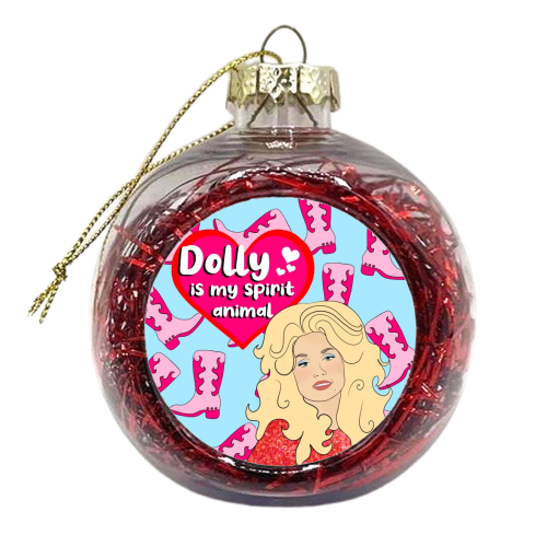 My Spirit Animal Is Dolly - xmas bauble by Eloise