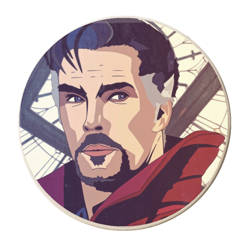 Mystic - personalised beer coaster by Danny Welch