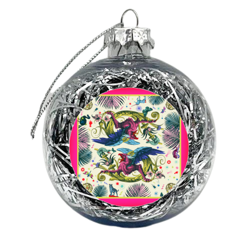 Mythical Beasts - xmas bauble by Wallace Elizabeth