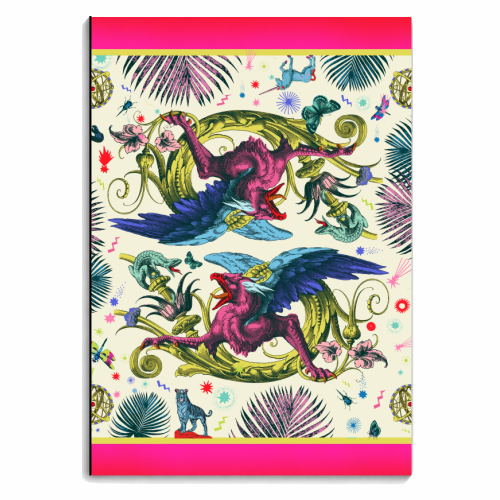 Mythical Beasts - personalised A4, A5, A6 notebook by Wallace Elizabeth