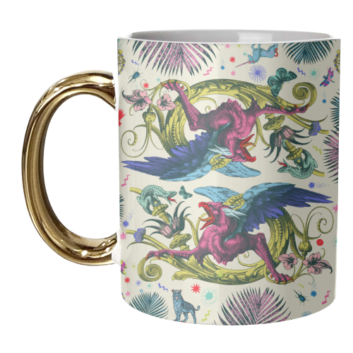 Mythical Beasts - unique mug by Wallace Elizabeth