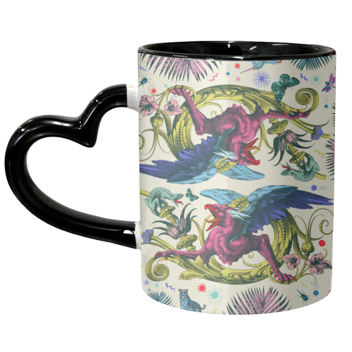 Mythical Beasts - unique mug by Wallace Elizabeth