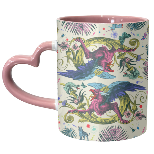 Mythical Beasts - unique mug by Wallace Elizabeth