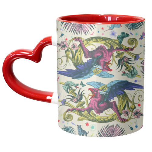 Mythical Beasts - unique mug by Wallace Elizabeth