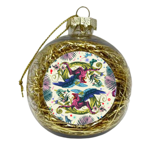 Mythical Beasts - xmas bauble by Wallace Elizabeth