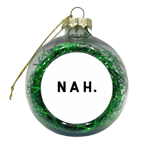 Nah, Rosa Parks - xmas bauble by The 13 Prints