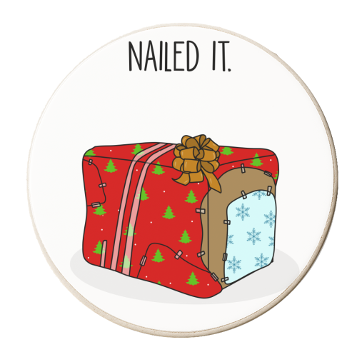 Nailed It! - personalised beer coaster by Pink and Pip