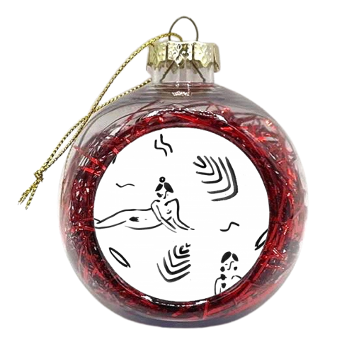 Naked Ladies  - xmas bauble by Hannah Peck