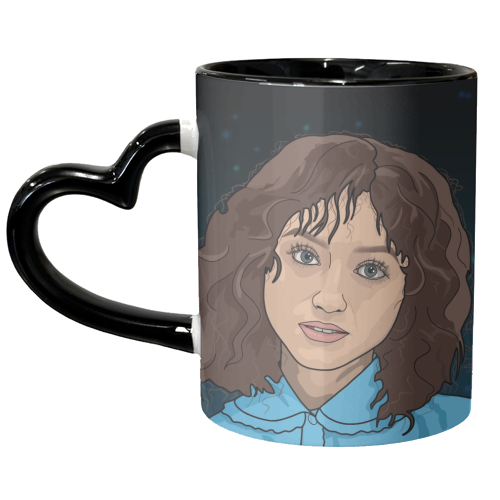 Nancy print - unique mug by The Girl Next Draw