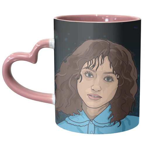 Nancy print - unique mug by The Girl Next Draw