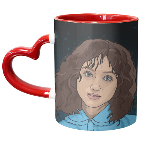 Nancy print - unique mug by The Girl Next Draw