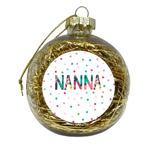 Nanna - xmas bauble by The Boy and the Bear