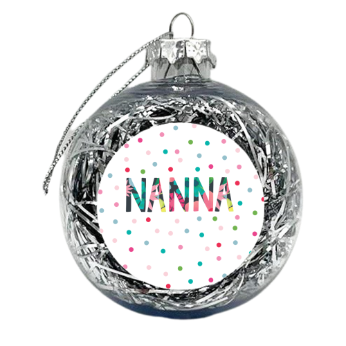Nanna - xmas bauble by The Boy and the Bear