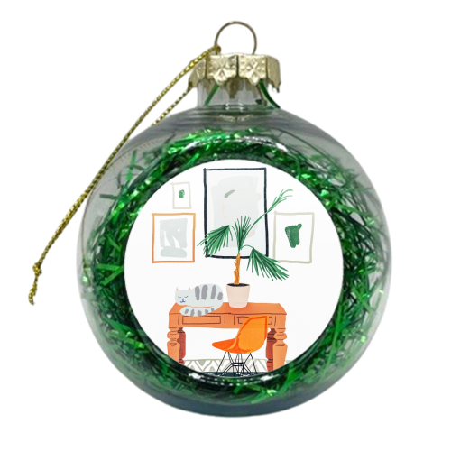 Nap - xmas bauble by Uma Prabhakar Gokhale