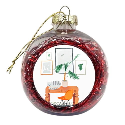 Nap - xmas bauble by Uma Prabhakar Gokhale