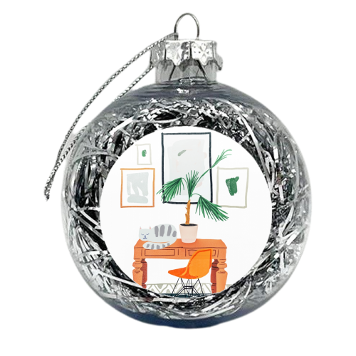 Nap - xmas bauble by Uma Prabhakar Gokhale
