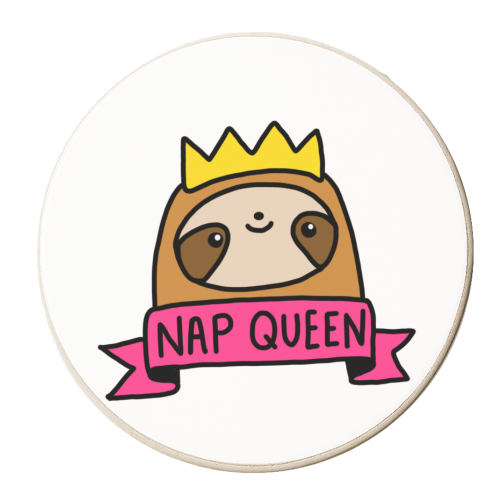Nap Queen - personalised beer coaster by Mombi & Ted