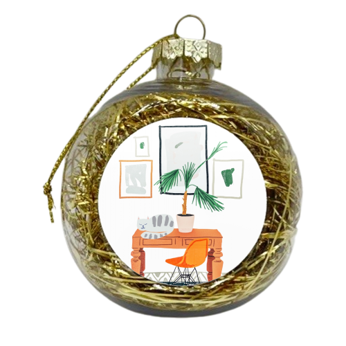 Nap - xmas bauble by Uma Prabhakar Gokhale