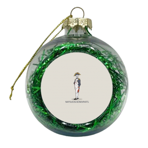 Napoleon Boneyparts - xmas bauble by Carl Batterbee