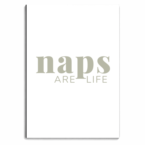 Naps Are Life - personalised A4, A5, A6 notebook by The 13 Prints