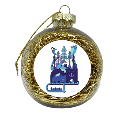 Nature - xmas bauble by Patrick Michael Joseph Welham