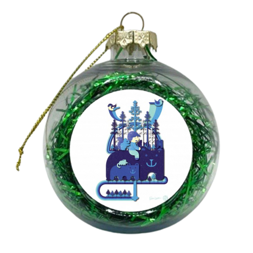 Nature - xmas bauble by Patrick Michael Joseph Welham