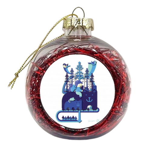 Nature - xmas bauble by Patrick Michael Joseph Welham