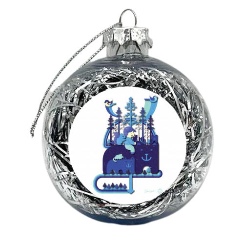 Nature - xmas bauble by Patrick Michael Joseph Welham