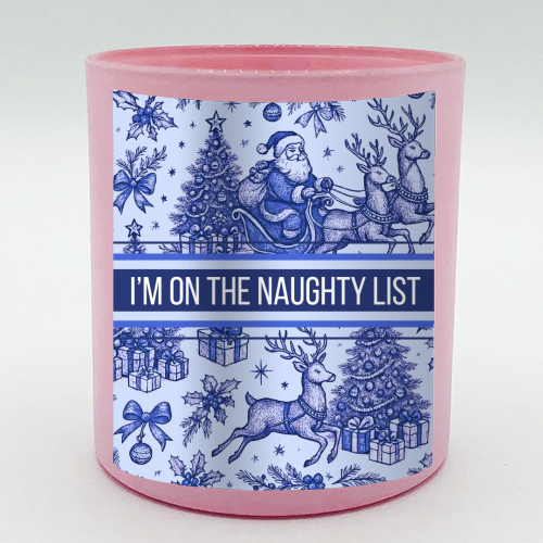 Naughty List - scented candle by Lilly Rose