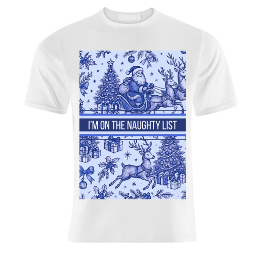 Naughty List - unique t shirt by Lilly Rose