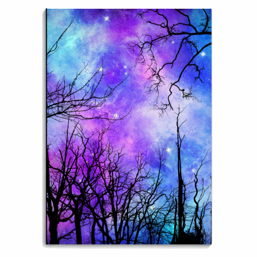 nebula sky - personalised A4, A5, A6 notebook by haris kavalla