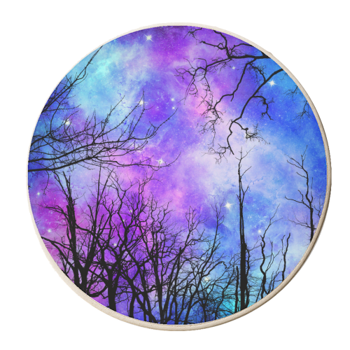 nebula sky - personalised beer coaster by haris kavalla