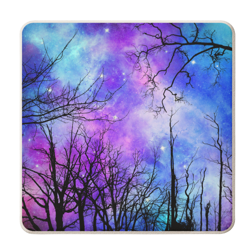 nebula sky - personalised beer coaster by haris kavalla