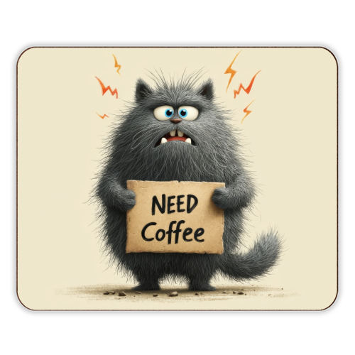 Need coffee - designer placemat by DejaReve