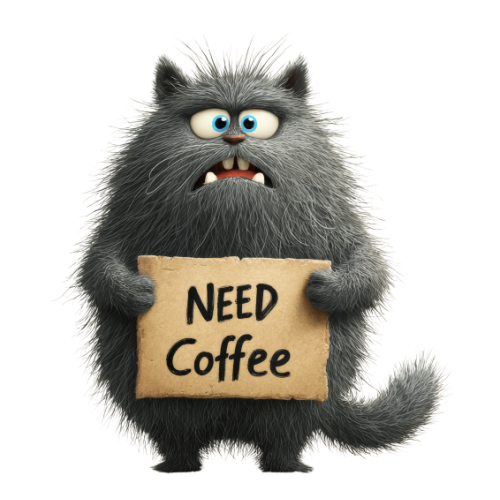 Need coffee - Die Cut Sticker by DejaReve
