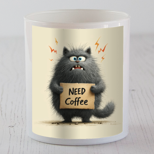 Need coffee - scented candle by DejaReve
