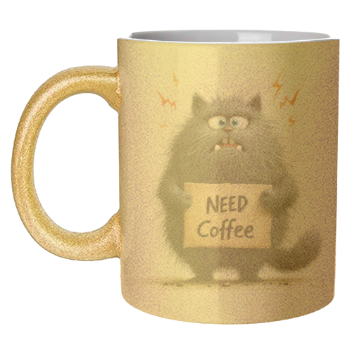 Need coffee - unique mug by DejaReve