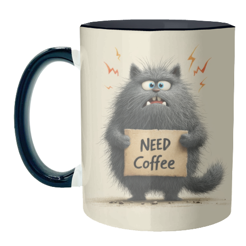 Need coffee - unique mug by DejaReve