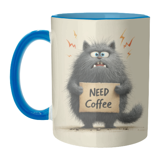 Need coffee - unique mug by DejaReve