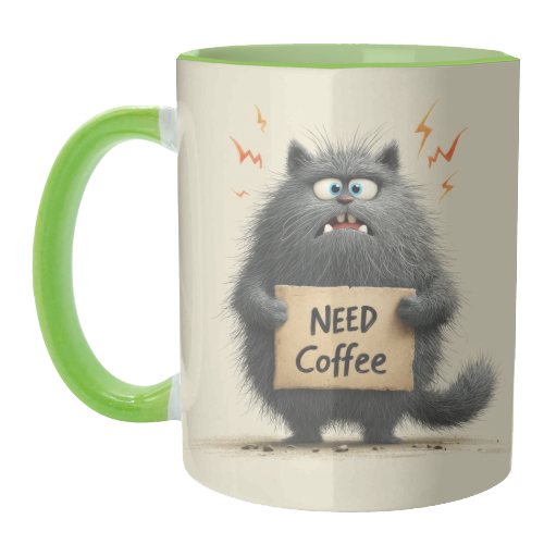 Need coffee - unique mug by DejaReve