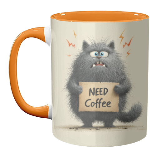 Need coffee - unique mug by DejaReve