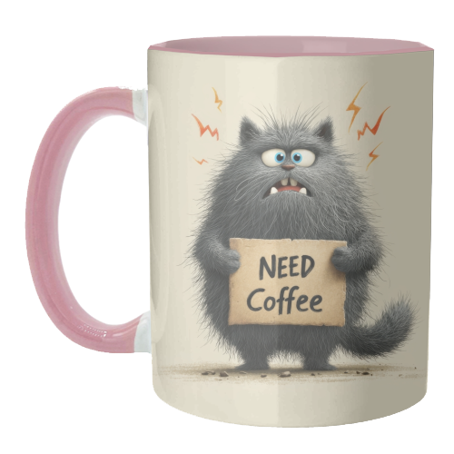 Need coffee - unique mug by DejaReve